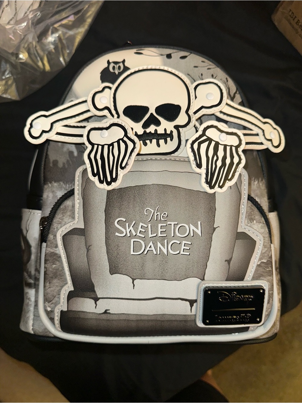 ❗️NWT❗️ Loungefly The Skeleton Dance 95th Anniversary Glow Mini Backpack